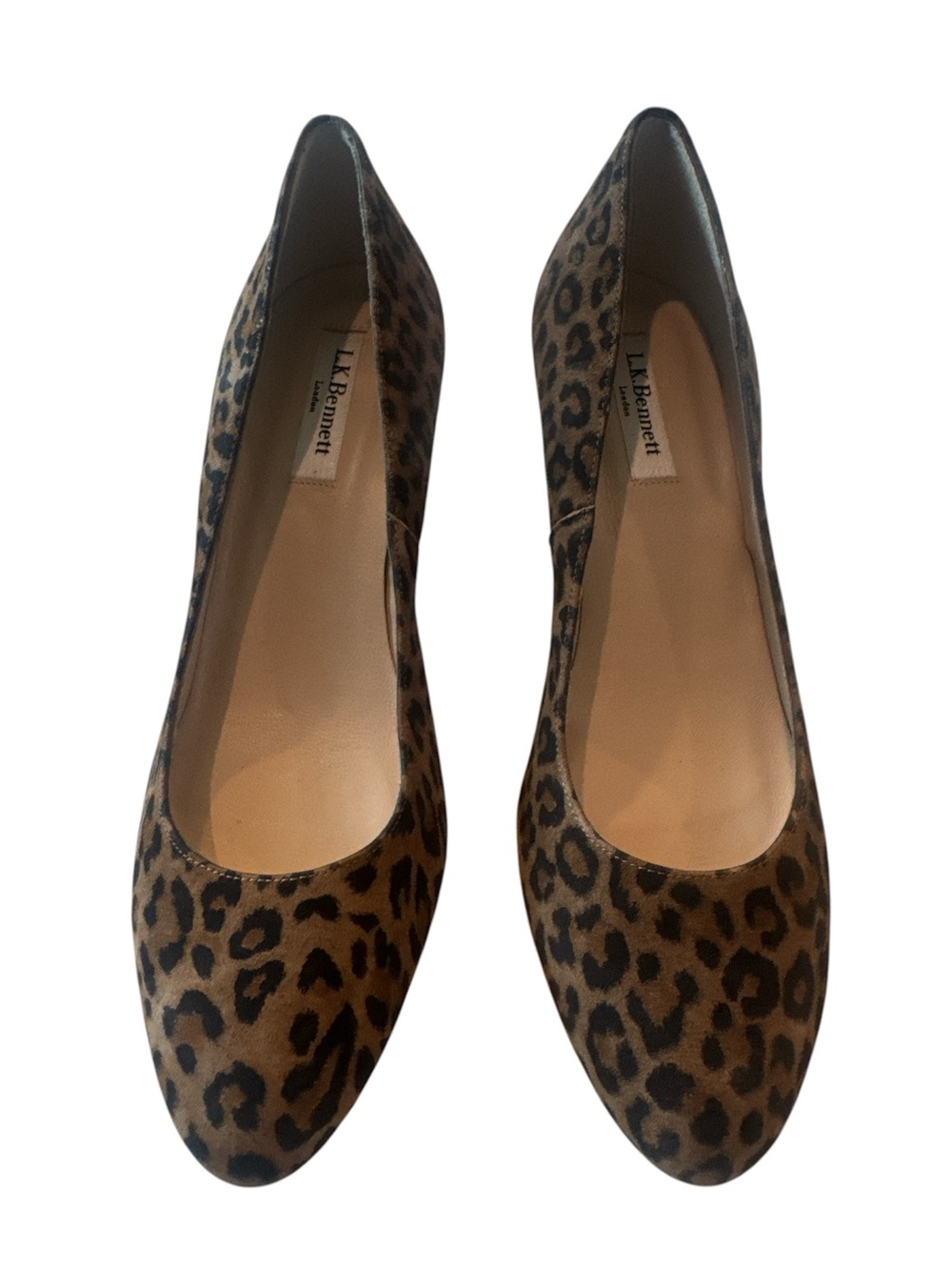 LK Bennett Leopard Print Block heel Brown
